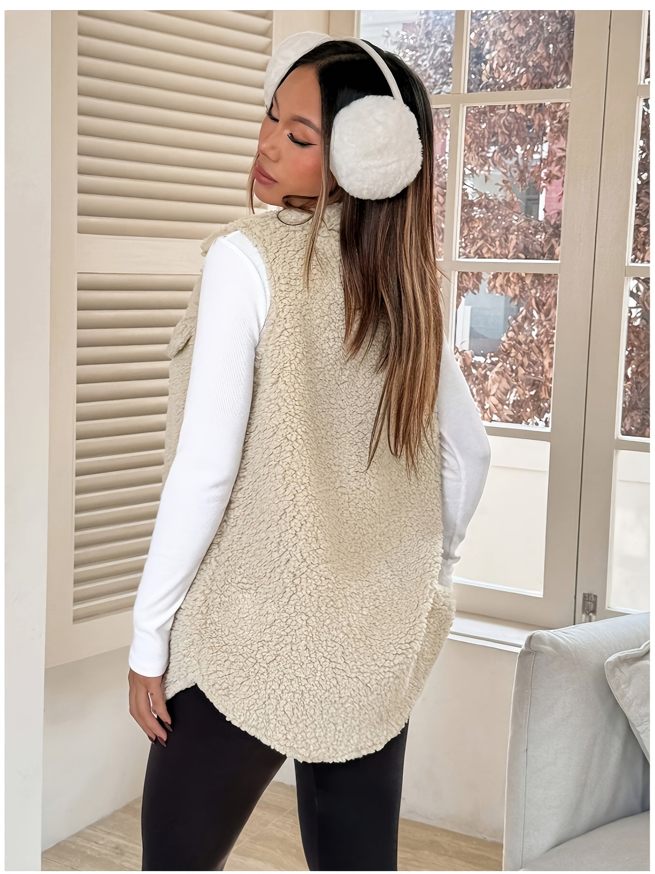 AURA | Vestă din lână elegantă fără mâneci