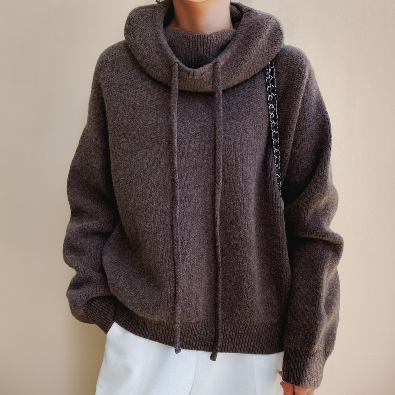 LIAH | Pulover elegant cu guler