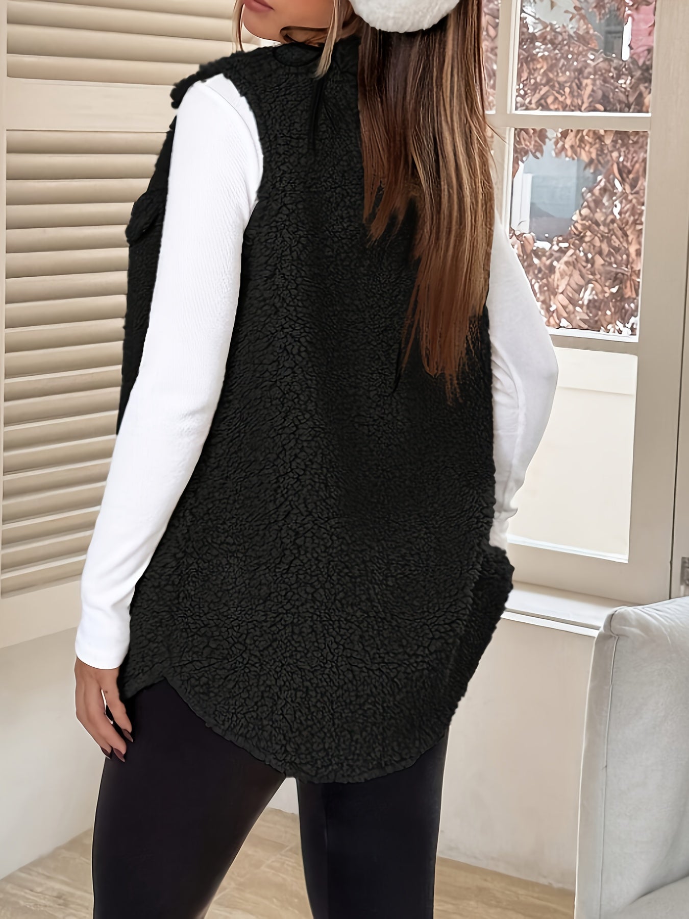 AURA | Vestă din lână elegantă fără mâneci