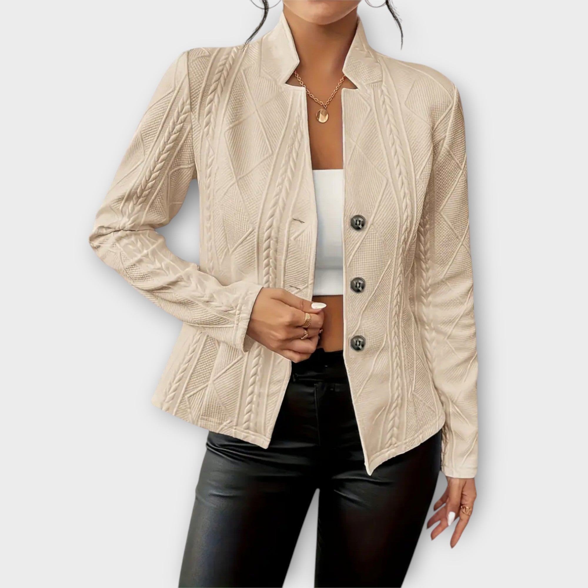 Emilia | Sacou chic cu detalii fine