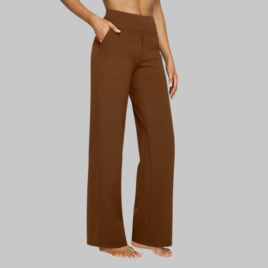 Alexie | Pantaloni eleganți din jerseu moale
