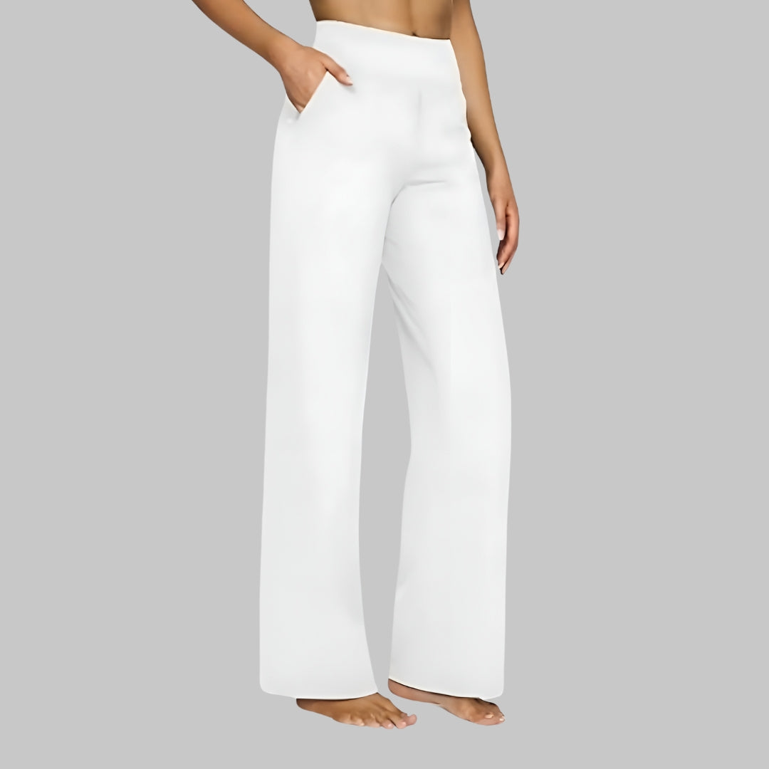Alexie | Pantaloni eleganți din jerseu moale