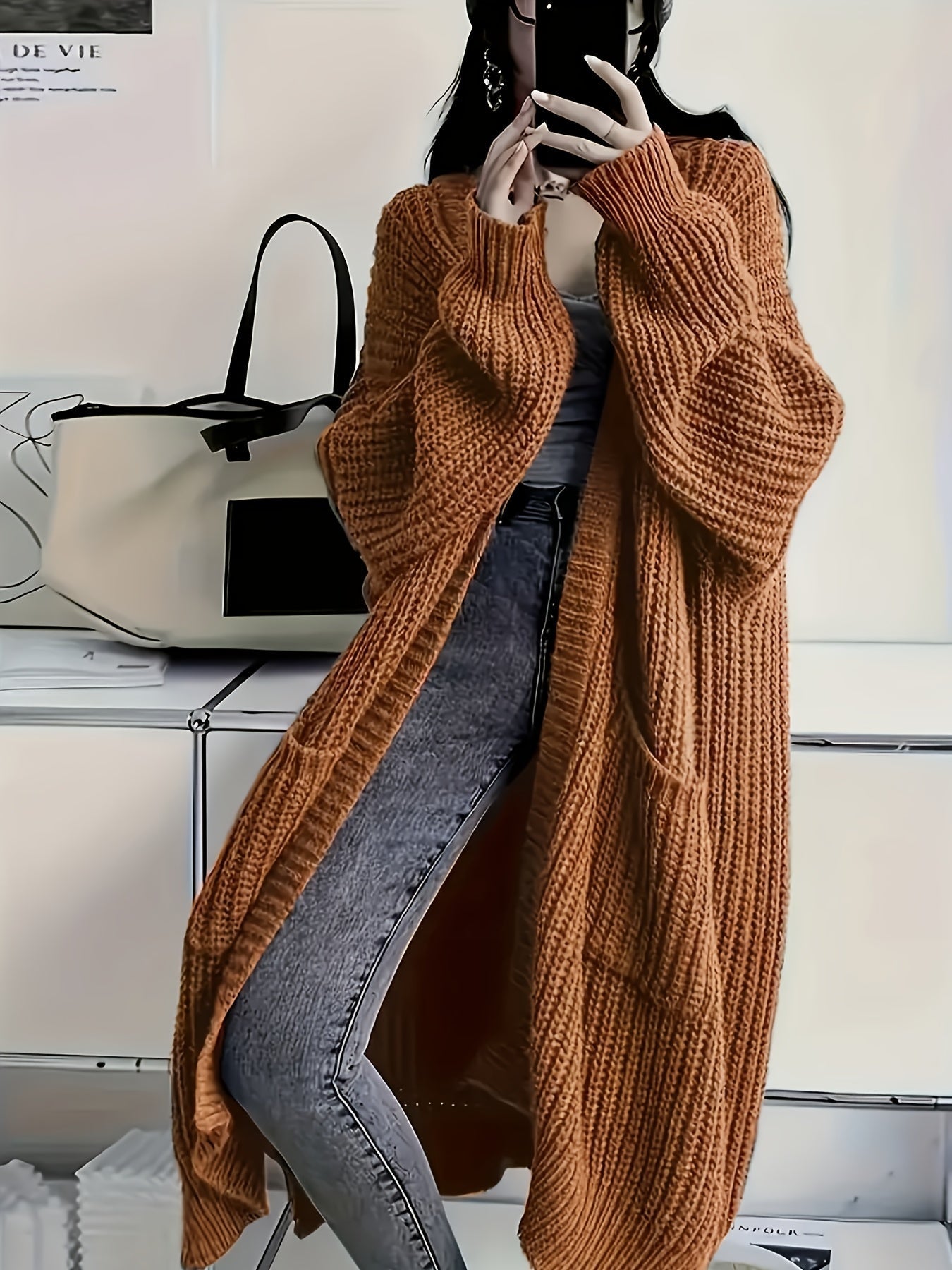 SORAYA | Pulover Cardigan Confortabil