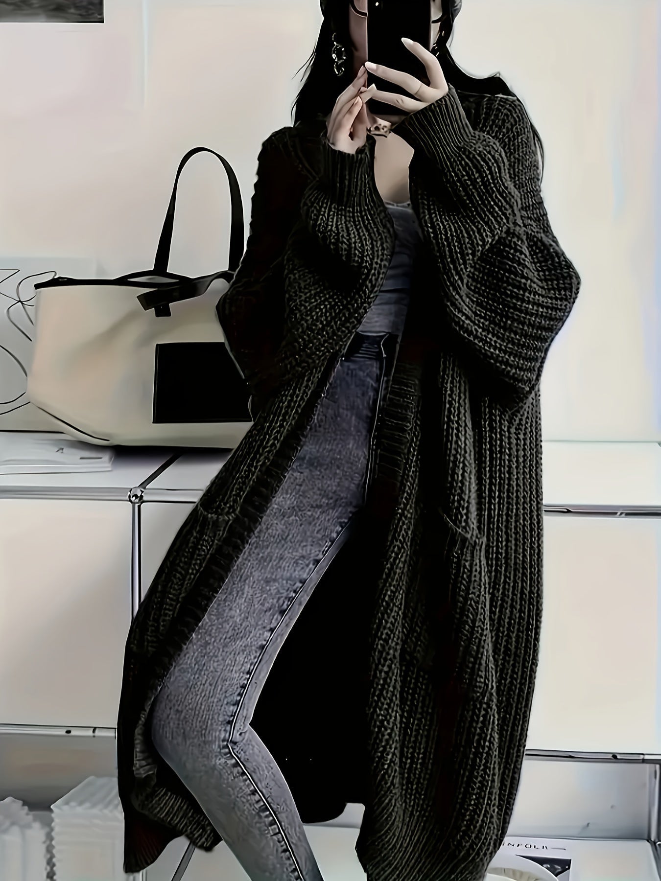 SORAYA | Pulover Cardigan Confortabil