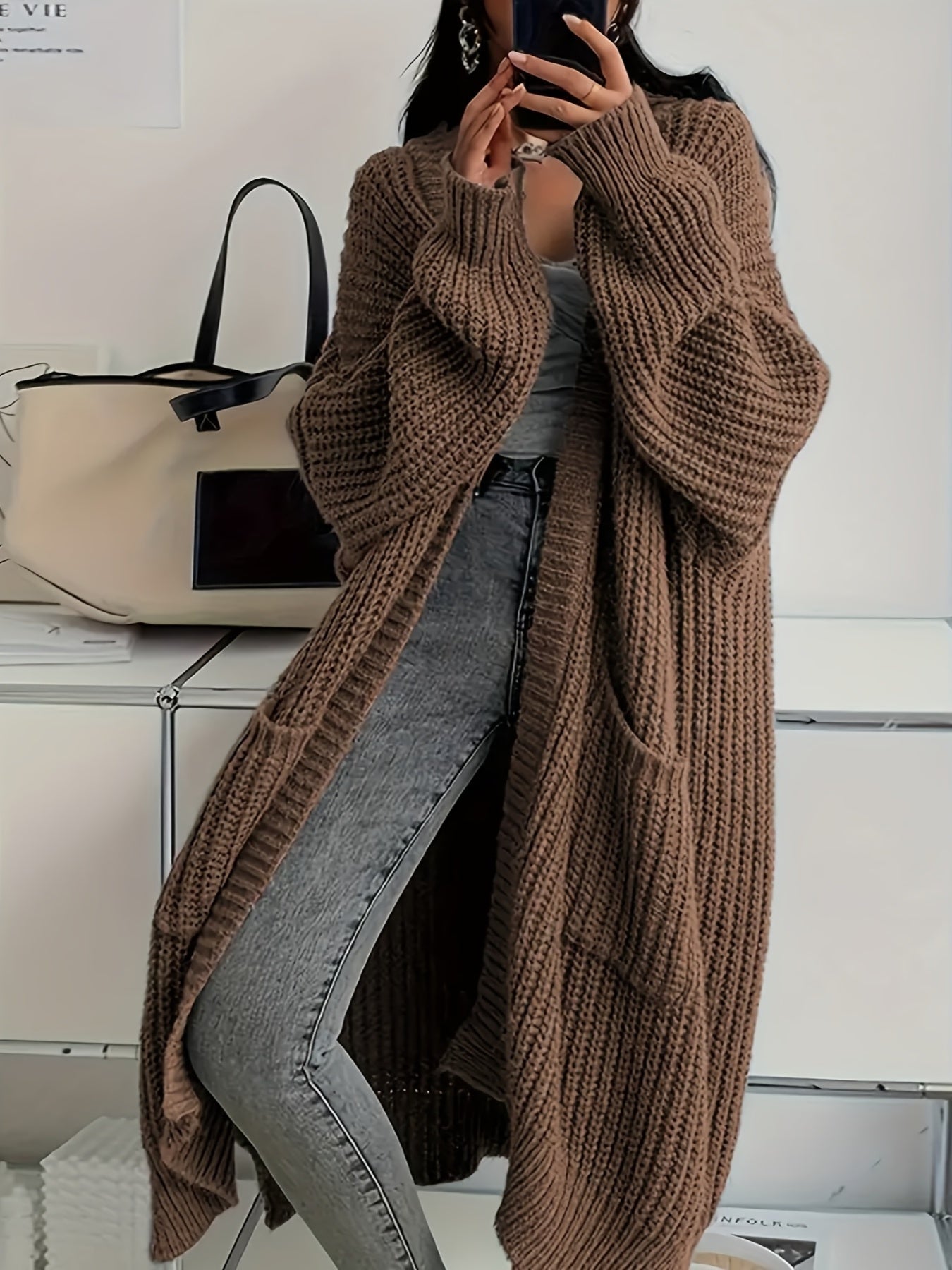 SORAYA | Pulover Cardigan Confortabil