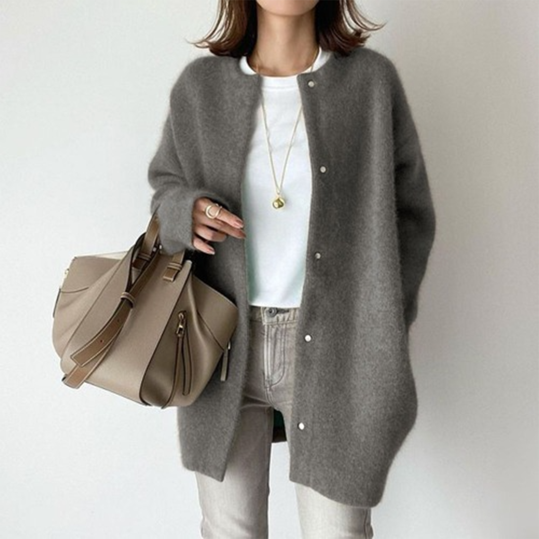 HABIBI | Cardigan Elegant din Suede