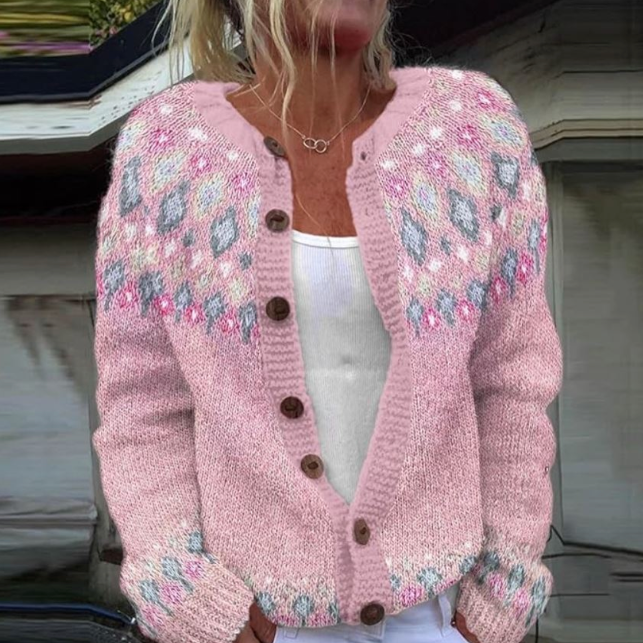 ZANDRA | Pulover elegant cu imprimeu