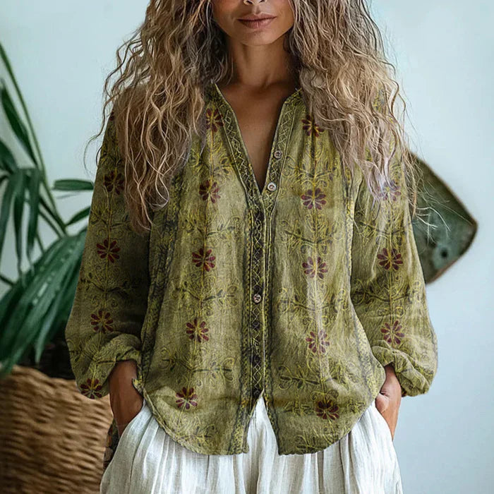 IRRA | Bluză cu model vintage