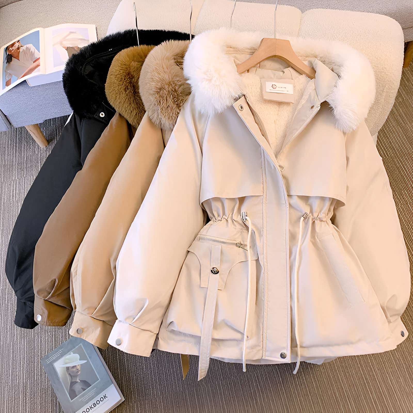 Jaelle | Geacă de iarnă călduroasă cu fleece
