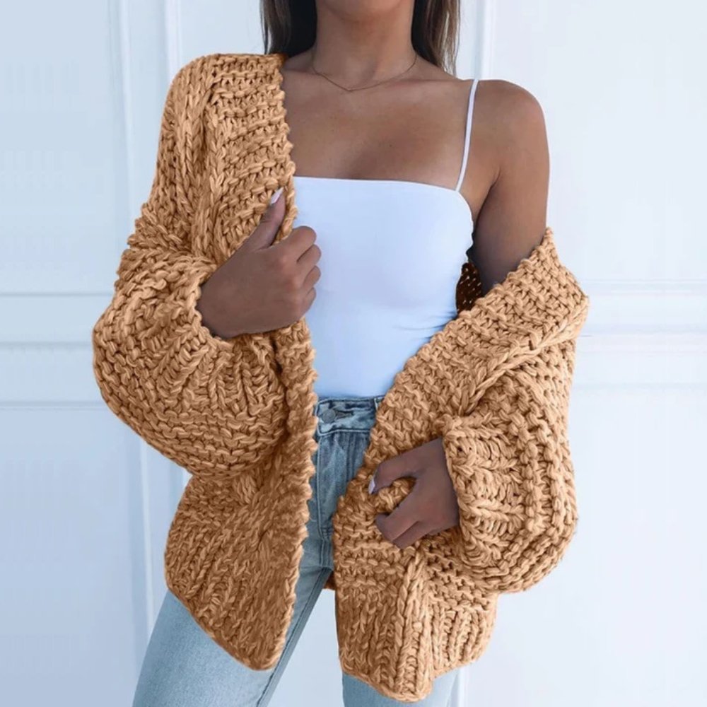 ELEANOR | Pulover Gros, Cardigan Larg