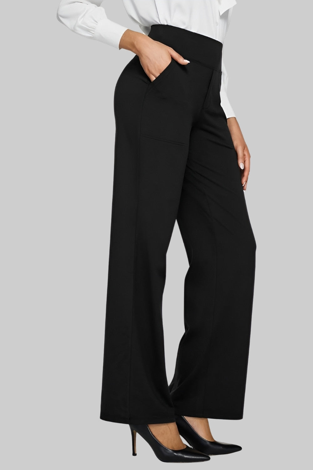 Alexie | Pantaloni eleganți din jerseu moale