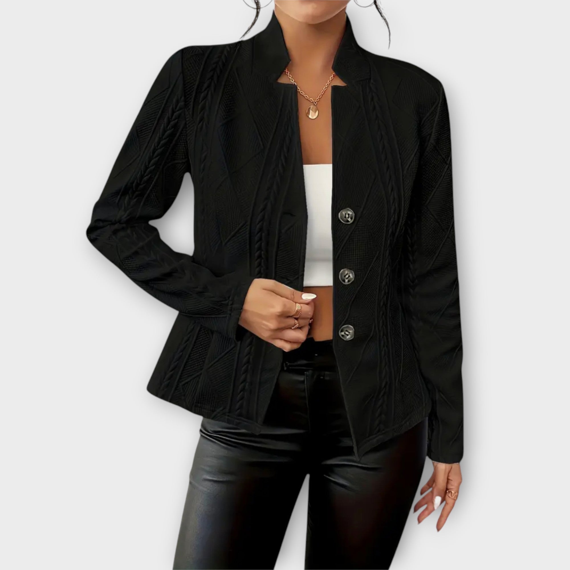 Emilia | Sacou chic cu detalii fine